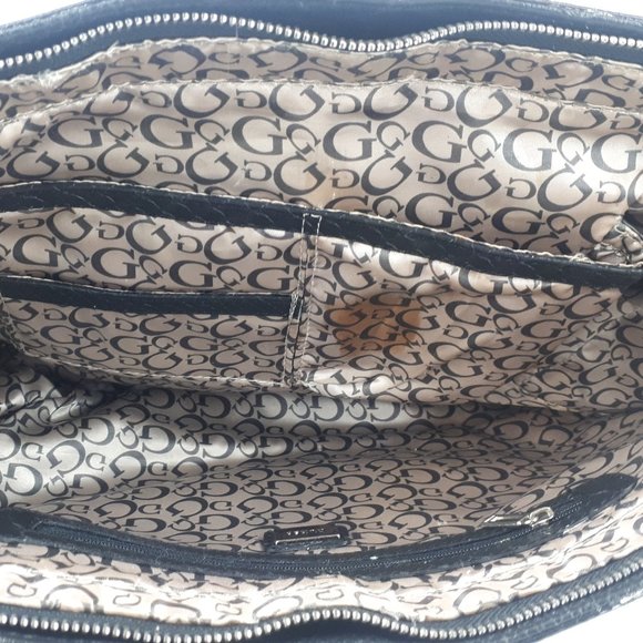 Guess Los Angeles faux reptile print leather handbag - Picture 3 of 9